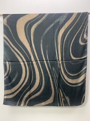 Midnight Dune Wave Scarf